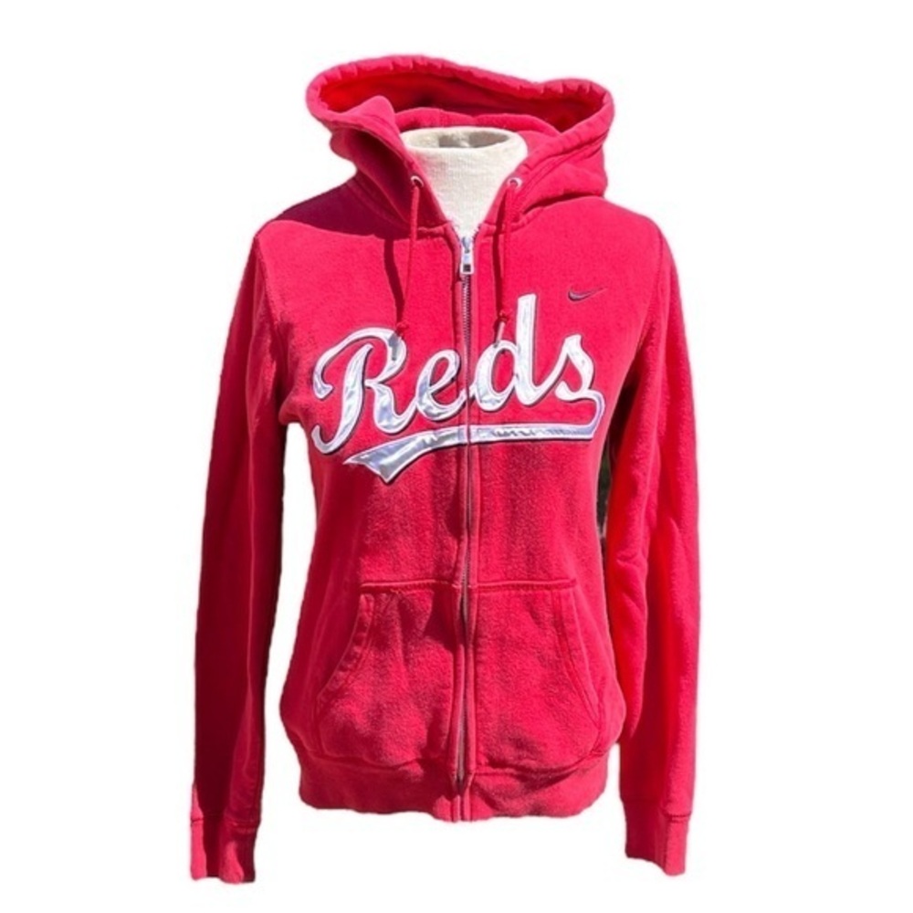 Nike Cincinnati Reds Full-Zip Hoodie - Red, Size
Small
